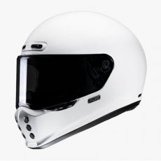 HJC V10 SOLID WHITE 풀페이스 헬멧