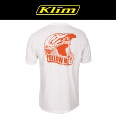 KLIM(클라임) 돈 팔로우 모토 티셔츠 - 내추럴 포터스 클레이
