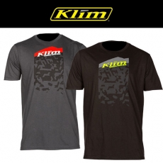 KLIM(클라임) 스쿼드 SS 티셔츠 - 차콜 파이어리 레드/블랙 하이비즈