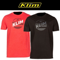 KLIM(클라임) 키네틱 SS 티셔츠 - 레드 프로스트 블랙/블랙 아스팔트
