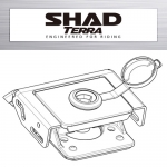 SHAD 샤드 TERRA 탑박스 TR55/TR48/TR37, 사이드백 TR47/TR36 어퍼 락 시스템 D1TRTSR
