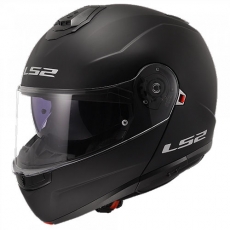 LS2 FF908 스트로브2 솔리드 매트 블랙 시스템 헬멧