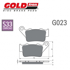 GOLDfren 골드프렌 G310GS/R, C400X, F650GS, F700GS, F750GS, F800GS 브레이크패드 G023-S33