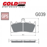 GOLDfren 골드프렌 ZX-6R/7R/9R/12R, GSX-R750/1000/1100, 하야부사, 인트루더 브레이크패드 G039-GP5